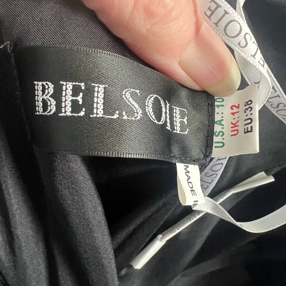 Belsoie Strapless Aysemmetrical Dress NWT - Picture 10 of 10